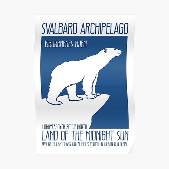 Svalbard Archipelago Premium Matte Vertical Poster