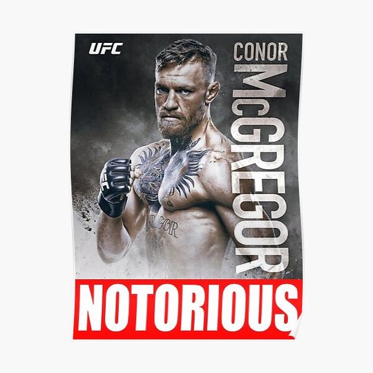 Conor McGregor UFC the Notorious Premium Matte Vertical Poster