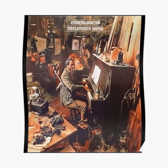 Thelonious Monk Retro Premium Matte Vertical Poster