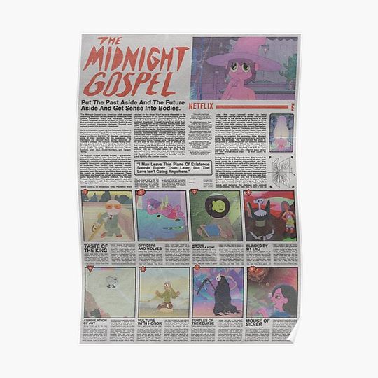 the midnight gospel Premium Matte Vertical Poster