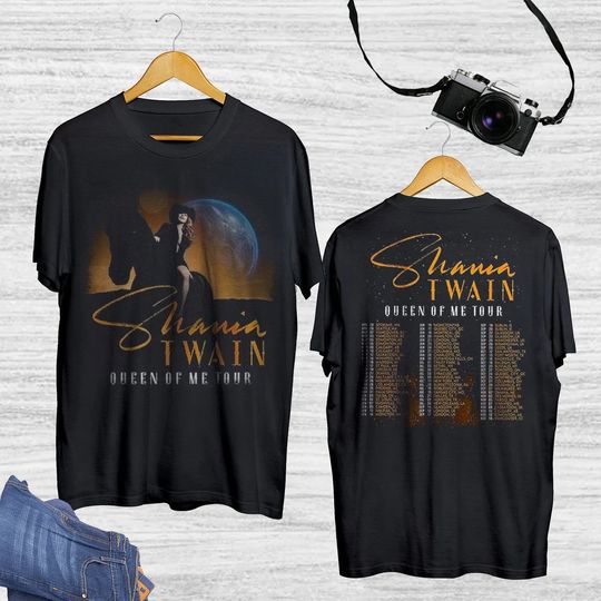 Queen Of Me Tour 2023 Shania Twain Vintage T-Shirt