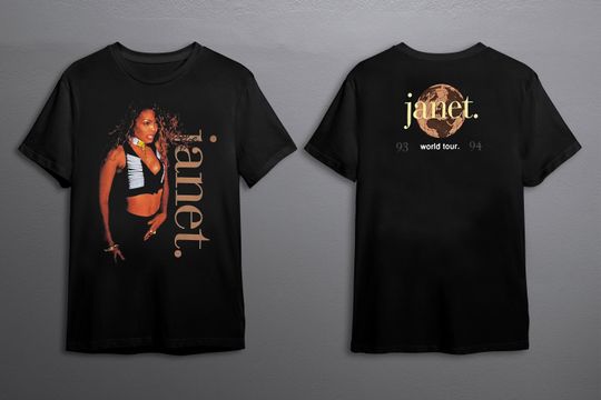 vintage 1993 Janet Jackson World Tour Shirt,