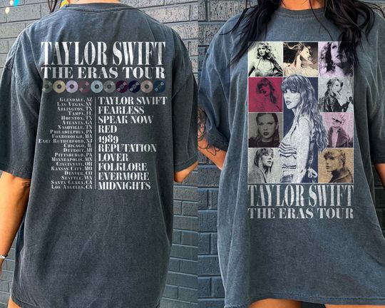 TS Eras Tour Two Sided Shirt, taylor version Fan Shirt, Taylor Eras Tour Tee,