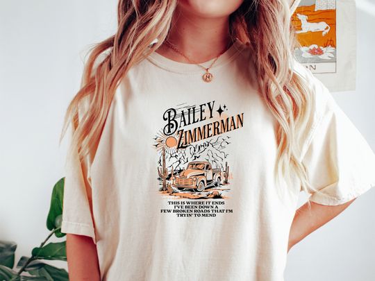 Bailey Zimmerman Artist T-Shirt |  Country Singer Shirt | Graphic T-Shirt