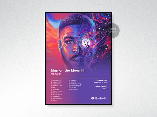Kid Cudi Poster / Man on the Moon III Poster