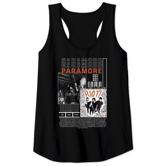 Paramore Rock Band 2023 Vintage Tank Tops, Paramore Riot, This Is Why
