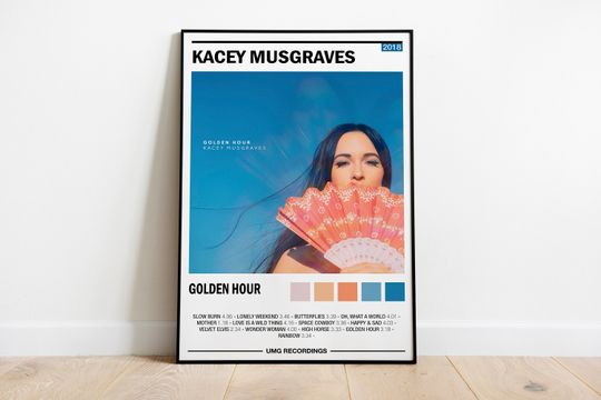Kacey Musgraves - Golden Hour - Album Poster | Color Optional