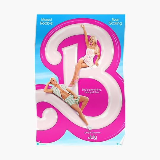 Barbie Movie 2023 Premium Matte Vertical Poster