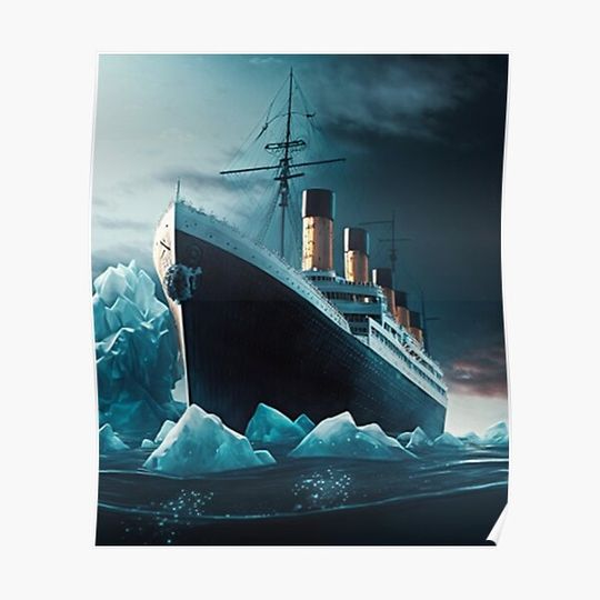 titanic 25th anniversary 2023 Premium Matte Vertical Poster