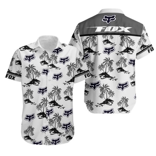 Fox Racing 3D Unisex Hawaiian Shirt, Foxxy Hawaiian Summer Shirt, Motocross Shirt