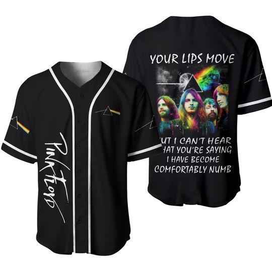 Pink Floyd Baseball Jersey, Music Baseball Jersey Shirt