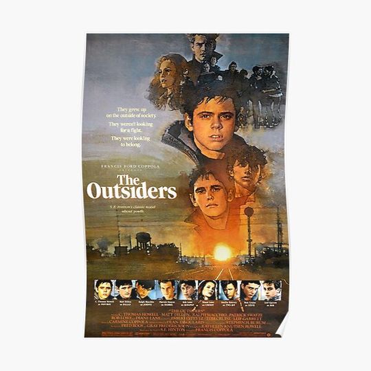 The Outsiders (1983) Premium Matte Vertical Poster