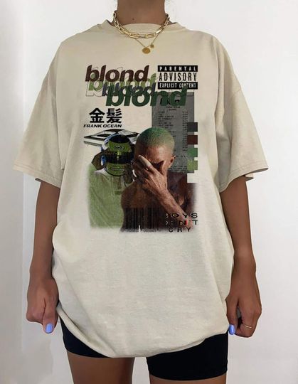 Frank Ocean Shirt, Frank Ocean Blond Tee, Rap Hip Hop 90 Vintage