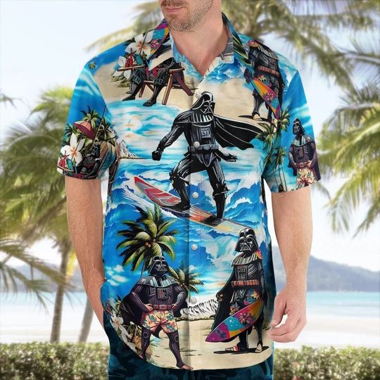 Star Wars Darth Vader Shirt, Darth Vader Hawaii Shirt, Star Wars Hawaiian Shirt
