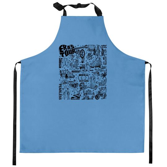 Eras Tour Kitchen Aprons, Eras Tour Merch Comfort Colors Kitchen Aprons, Love Story