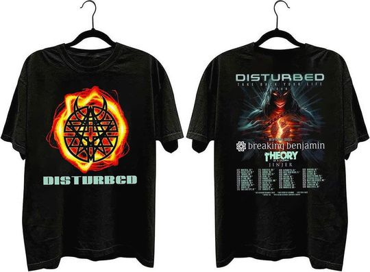 Disturbed Band Spring Summer 2023 Tour T-Shirt