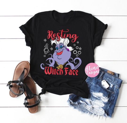 Ursula Resting Witch Face, Ursula Shirt, Little Mermaid Shirt, Villain Shirt