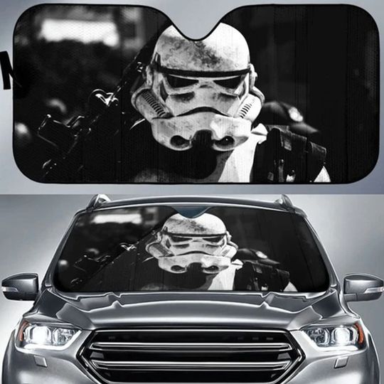 Stormtrooper Patrol Car Sunshades, Starwars Car Sunshades