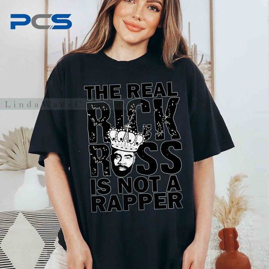 Vintage Rick Ross Shirt, Rapper Rick Ross Tshirt