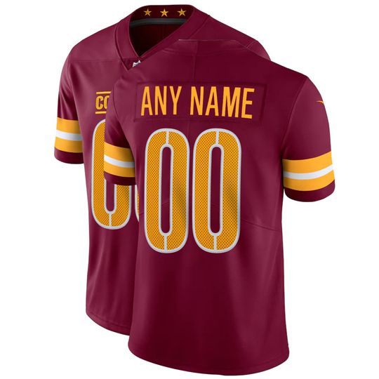 Washington Football Jersey, Football Jersey Customized Your Name And Number