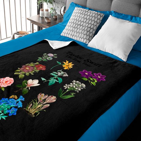 Floral Tay.lor S.wi.ft Eras Baby Blankets