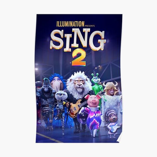 Sing Two Movie Premium Matte Vertical Poster
