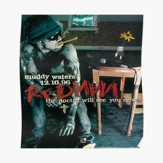 Redman 1996 Hip Hop Muddy Waters Premium Matte Vertical Poster