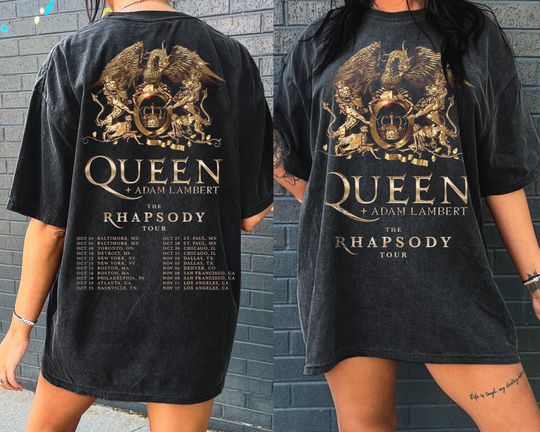 Queen The Rhapsody Tour 2023 Shirt, Queen Rock T-Shirt