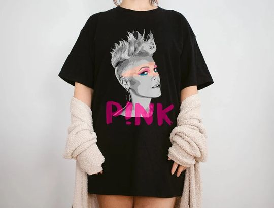 P!nk Pink Singer Summer Carnival 2023 Tour T-Shirt, Trustfall Album Shirt