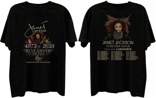 Music Tour 2023 Double Sided Vintage T Shirt