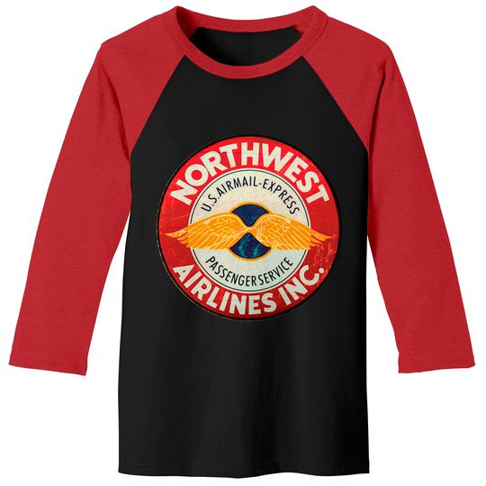 Northwest Airlines - Northwest Airlines - Baseball Tees