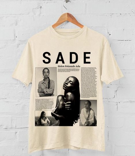 Sade Album t-shirt, Sade retro Lyric style