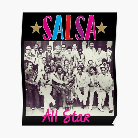 Salsa Singers Premium Matte Vertical Poster