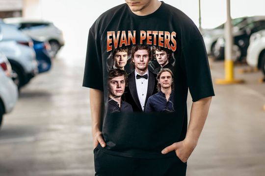 Evan Peters Shirt, Limited Evan Peters Vintage T-Shirt