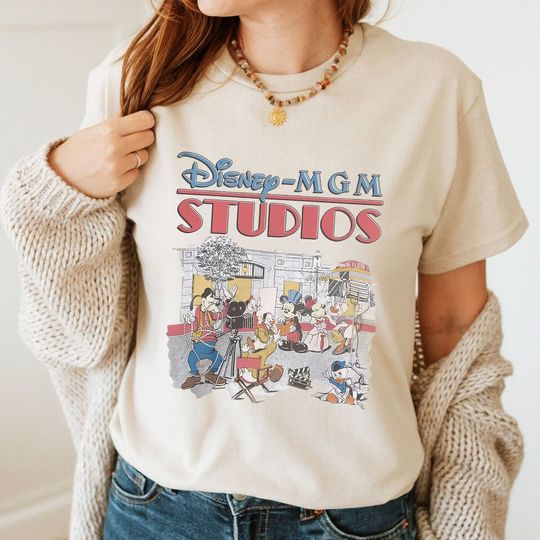 Vintage Disney MGM Studios T-Shirt, Retro Disney Shirt, Magic Kingdom Tee