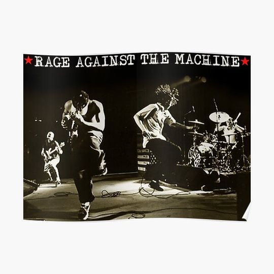 rage againts Premium Matte Vertical Poster