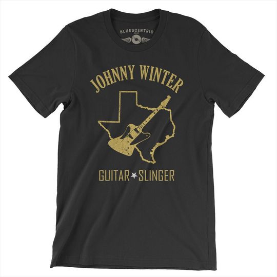 Johnny Winter Guitar Slinger T-Shirt