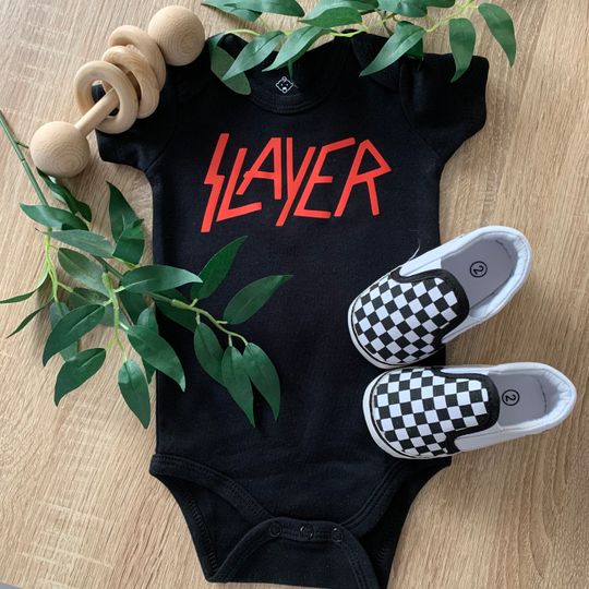 Slayer baby onesie