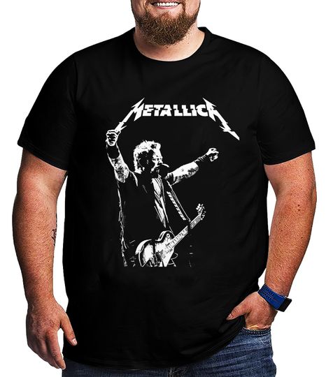 Hetfield Pose Vintage Music T Shirt