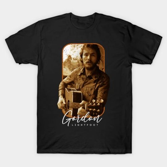 Gordon Retro Lightfoot - Gordon Lightfoot - T-Shirt