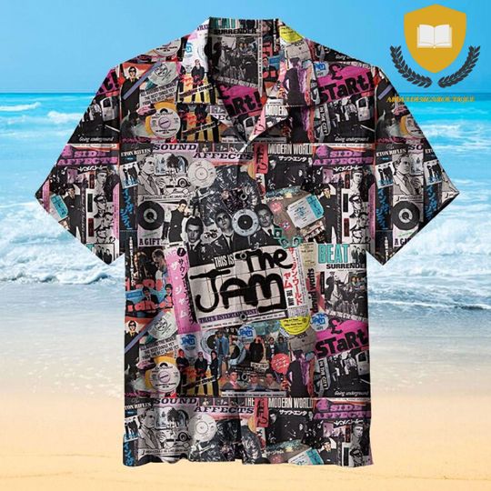 Music Rock Band The Jam 3D Printed Hawaiian Shirt
