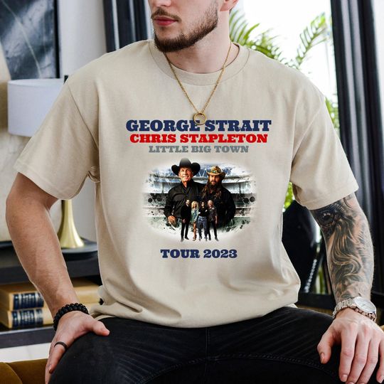 GS Shirt Vintage, Strait Stapleton Little Big Town 2023 Shirt, Chris Stapleton Shirt