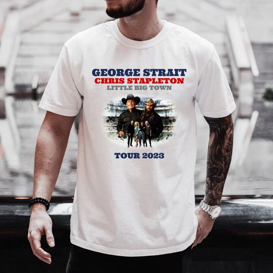 GS Shirt Vintage, Strait Stapleton Little Big Town 2023 Shirt