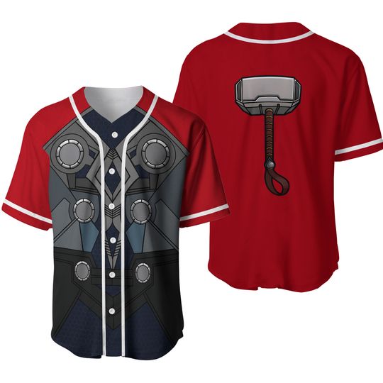 Thor Cosplay Marvel baseball jersey shirt - Jersey baseball