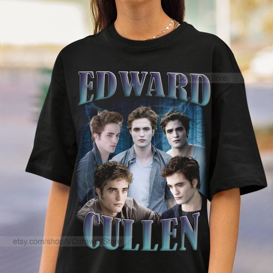 Edward Cullen Vintage 90s Bootleg Classic Graphic Tshirt