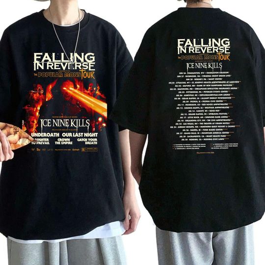 Falling In Reverse The Popular Mons Tour 2023 T-Shirt, Falling In Reverse 2023