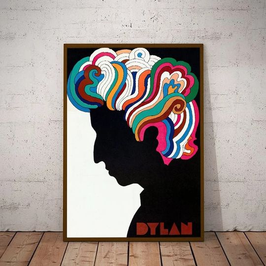 1966 Milton Glaser Bob Dylan Poster