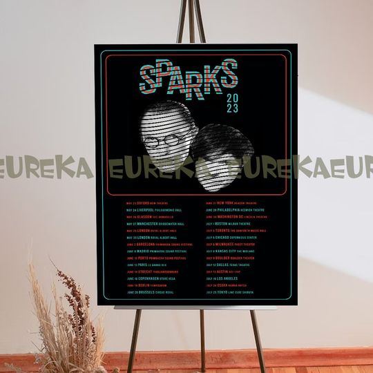 Sparks Tour 2023 poster
