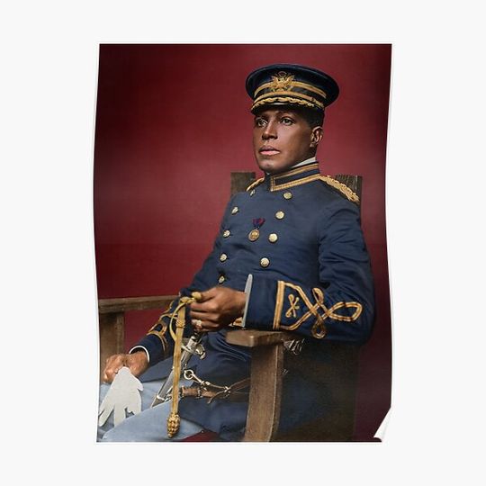 Major Charles Young in 1916 Premium Matte Vertical Poster