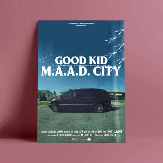 GOOD KID M.A.A.D. CITY Premium Matte Vertical Poster